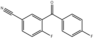 395100-11-5 4-氟-3-(4-氟苯甲酰基)苯腈