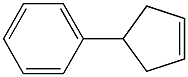 Benzene, 3-cyclopenten-1-yl- Structure