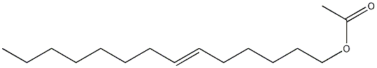 (E)-6-Tetradecenyl acetate Structure