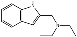 2-[(Dimethylamino)methyl]indole 结构式