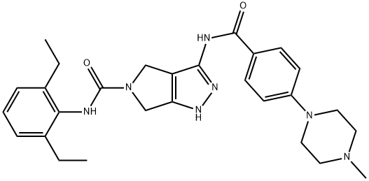 PHA-680632 化学構造式