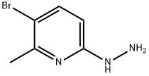 3-溴-6-肼基-2-甲基吡啶, 39919-66-9, 结构式