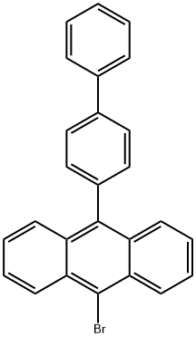 10-溴-9-(4-联苯)-蒽, 400607-05-8, 结构式