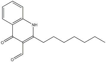 2-헵틸-1,4-디히드로-4-옥소-3-퀴놀린카르복스알데히드