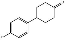 4-(4-fluorophenyl)cyclohexanone 化学構造式