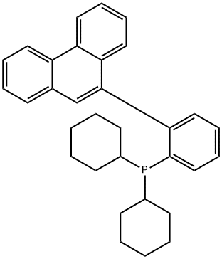 二环己基[2-(9-菲基)苯基]膦,405919-41-7,结构式