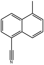 1-Cyano-5-methylnaphthalene,40689-22-3,结构式