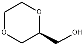 (S)-(1,4-ジオキサン-2-イル)メタノール 化学構造式
