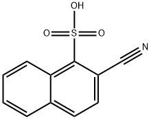 2-Cyanonaphthalene-1-sulfonic acid Structure