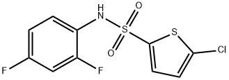 5-Chloro-N-(2,4-difluorophenyl)thiophene-2-sulfonamide Struktur