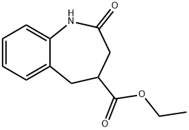 ETHYL 2-OXO-2,3,4,5-TETRAHYDRO-1H-BENZO[B]AZEPINE-4-CARBOXYLATE Struktur
