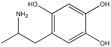 Pyrocatechol, 4-(2-aminopropyl)-5-hydroxy-, (+-)- Struktur