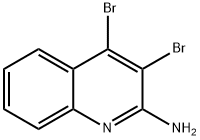 2-Amino-3,4-dibromoquinoline,41320-98-3,结构式