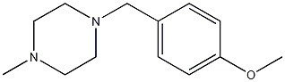 1-(4-methoxybenzyl)-4-methylpiperazine Struktur