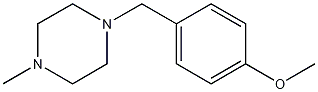 1-(4-甲氧基苄基)-4-甲基哌嗪, 414879-57-5, 结构式