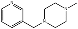 1-methyl-4-(pyridin-3-ylmethyl)piperazine Struktur