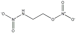 2-Nitroaminoethyl nitrate 化学構造式