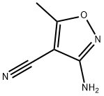 3-氨基-5-甲基异噁唑-4-腈,41808-52-0,结构式