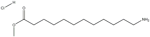 12-アミノ-1-ドデカン酸メチルエステル塩酸塩 化学構造式