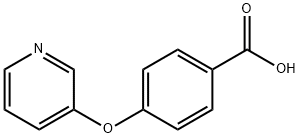 4-(吡啶-3-基氧基)苯甲酸 结构式