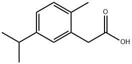 Acetic acid, carvacryl- Struktur