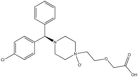 左西替利嗪N-氧化物, 442863-80-1, 结构式