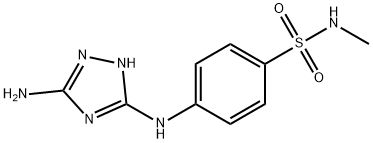 4-((5-氨基-1H-1,2,4-三唑-3-基)氨基)-N-甲基苯磺酰胺,443799-42-6,结构式