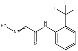 N-(2-trifluoromethylphenyl)-2-oxyiminoacetamide Struktur