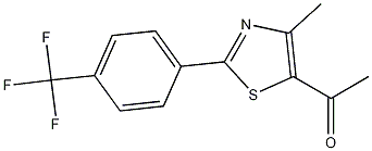 447406-53-3 1-[4-甲基-2-(4-三氟甲基苯基)噻唑-5-基]乙酮