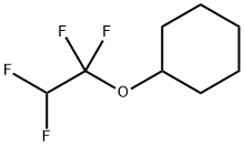 Cyclohexyl 1,1,2,2-tetrafluoroethyl ether 化学構造式