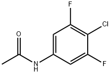 N-(4-Chloro-3,5-difluorophenyl)acetamide,457-30-7,结构式