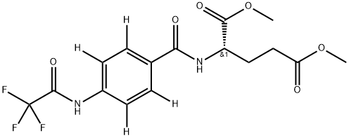 461426-33-5 N-[4-[(Trifluoroacetyl)amino]benzoyl-d4]-L-glutamic Acid Dimethyl Ester