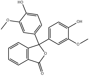 467-25-4 3,3-双(4-羟基-3-甲氧基苯基)异苯并呋喃-1(3H)-酮