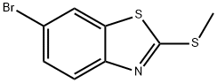6-ブロモ-2-(メチルチオ)ベンゾ[D]チアゾール 化学構造式