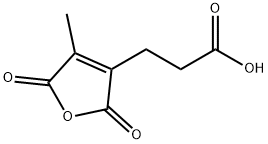 2,5-Dihydro-4-methyl-2,5-dioxo-3-furanpropanoic Acid Structure