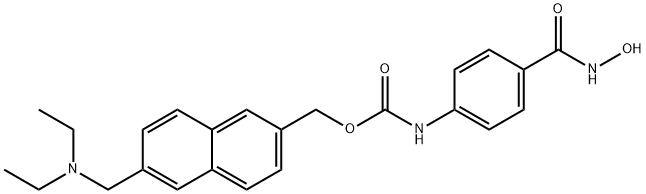 [4-[(Hydroxyamino)carbonyl]phenyl]carbamic acid [6-[(diethylamino)methyl]-2-naphthalenyl]methyl ester