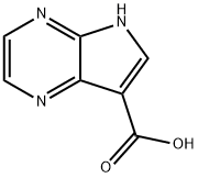 5H-pyrrolo[2,3-b]pyrazine-7-carboxylic acid Structure