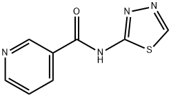 N-(1,3,4-Thiadiazolyl)nicotinamide Structure