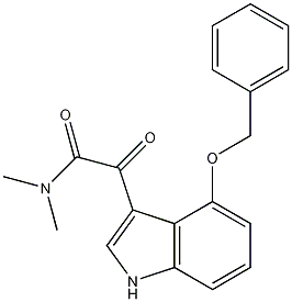 4-(Benzyloxy)-N,N-dimethyl-indole-3-glyoxylamide,52061-51-5,结构式