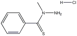 Thiobenzoic acid 1-methylhydrazide hydrochloride Structure