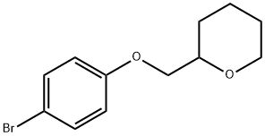 2-((4-溴苯氧基)甲基)四氢-2H-吡喃,528881-31-4,结构式