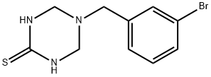 5-[(3-Bromophenyl)methyl]tetrahydro-1,3,5-triazine-2(1H)-thione,529489-25-6,结构式