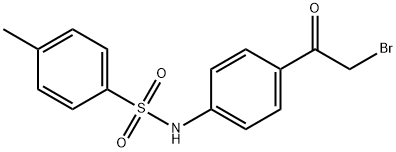 N-[4-(2-Bromoacetyl)phenyl]-4-methylbenzenesulfonamide 化学構造式