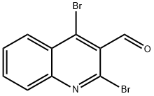 2,4-Dibromoquinoline-3-carboxaldehyde 结构式