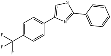 2-苯基-4-[4-三氟甲基苯基]噻唑,533867-27-5,结构式