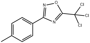 3-(4-甲基苯基)-5-(三氯甲基)-1,2,4-恶二唑,5373-86-4,结构式