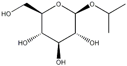 异丙基 BETA-D-吡喃葡萄糖苷,5391-17-3,结构式