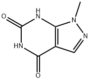 1-methyl-1H-pyrazolo[3,4-d]pyrimidine-4,6(5H,7H)-dione Structure