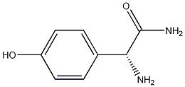 (R)-2-amino-2-(4-hydroxyphenyl)acetamide Structure