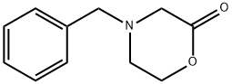 N-苄基吗啉-2-酮, 5453-99-6, 结构式